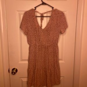 Pink Speckled Dress